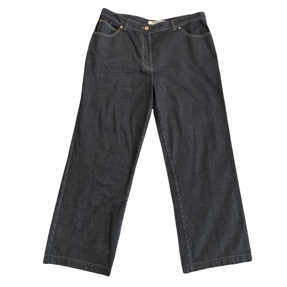 Marina Rinaldi Denim - Marina Rinaldi Blue Charcoal Gray Jeans Size 23